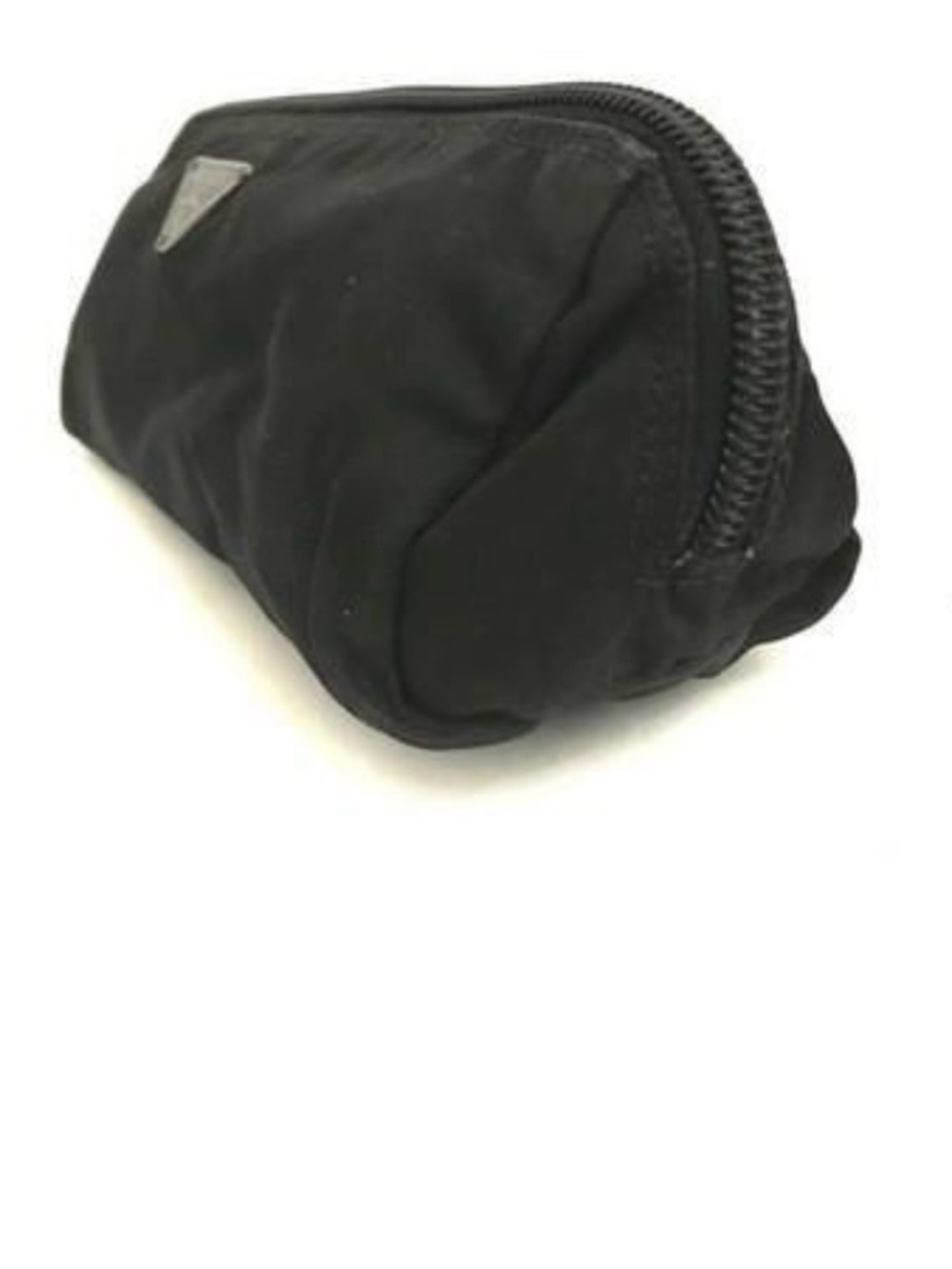 Prada Toiletry / Makeup Pouch with Logo Plaque - Picture 2 of 3